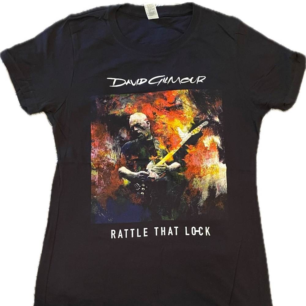 DAVID GILMOUR RATTLE THAT LOCK TOUR T-SHIRT “Black”